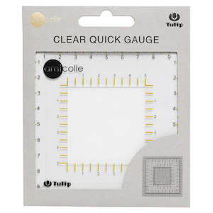 Tulip Clear Knitting Gauge