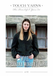 Knitting Patterns: Touch Yarns Alexandra Mohair Jumper