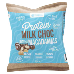 Milk Choc Coated Macadamias 60g - Clearance