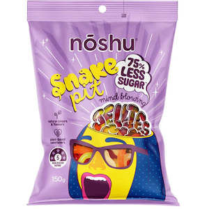 Noshu Snake Pit Gummy Lollies 150g - Clearnace