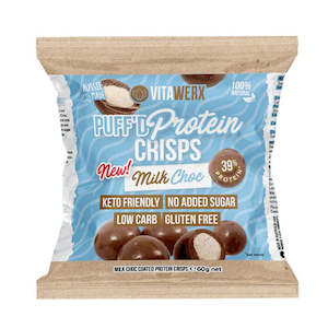 Milk Choc Puff'd Protein Crisps 60g