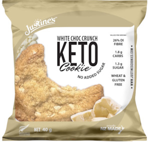 Health food: White Choc Crunch Cookie 40g