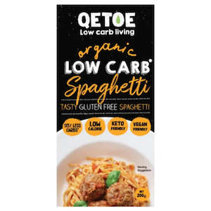 Health food: Organic Low Carb Spaghetti 200g