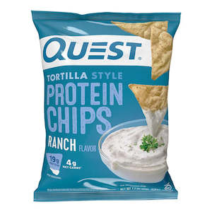 Health food: Quest Protein Chips Ranch Flavour