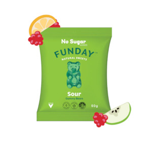 Health food: Sour Gummy Bears 50g