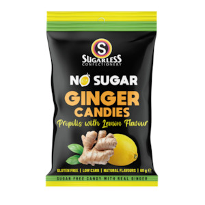 Ginger Candies - Propolis with Lemon Flavoured 60g - Buy in Bulk and SAVE!