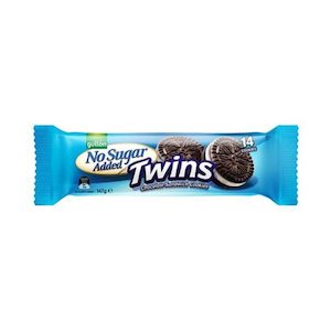 Twins Chocolate Sandwich Cookies 147g