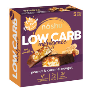 Low Carb Indulgence Peanut & Caramel Nougat 5 Pack