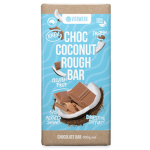 Milk Choc Coconut Rough Bar 100g