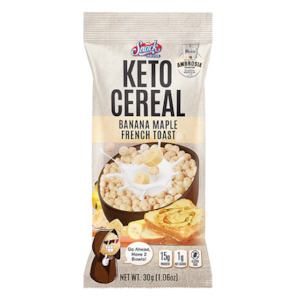 Health food: CLEARANCE - Banana Maple French Toast Keto Cereal 30g