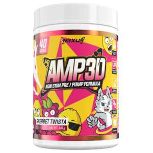 Health supplement: NEXUS AMP3D Non-Stim Pre Workout