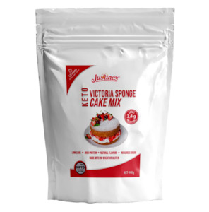 Health supplement: Justine's Keto Victoria Sponge Cake Mix