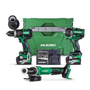 Internet only: HiKOKI 36V Premium Brushless 3-Tool Kit - KC363DRBL(GRZ)