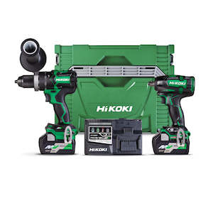 HiKOKI 36V Premium Brushless Impact Drill & Wrench Kit