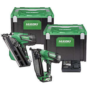 18V Gasless Framing Nailer & 16GA Angled Brad Nailer Kit