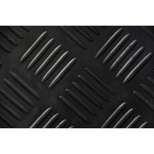 Rubber Sheeting - Checker (1200mm Wide  x 1m)