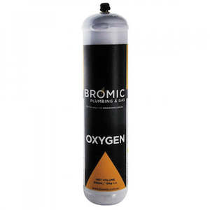 Internet only: Bromic Tall Boy Oxygen Cylinder 136g (4.79oz)