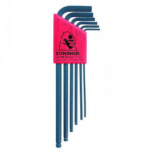 Internet only: Hex Key Metric 6 Piece Set L/S B/E 1.5-5mm Bondhus BLX6 BD10946