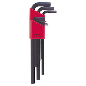 Internet only: Hex Key L/S Metric 9 Piece Set 1.5-10mm Bondhus