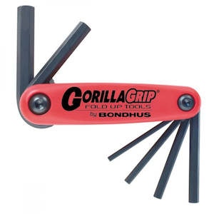 Internet only: 3-10mm Bondhus 6Pce Gorillagrip Hex Key Set