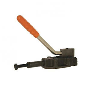 Internet only: Straight Line Clamp Long Handle P1200L ,Stroke 50mm Spindle Ctr Ht 18mm F 1200kg