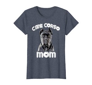 T-Shirts: Womens Cane Corso Mom Italian Mastiff T-Shirt Gift