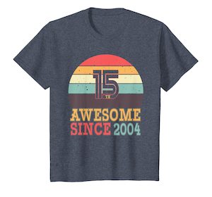 15th Birthday Vintage 15 Years Old TShirt