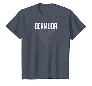 Bermuda Triangle Palms Shirt Vintage Bermuda Tee