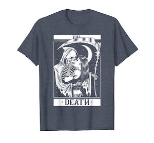 Blackcraft Vintage Death Tarot 13 Card Shirt The Reaper