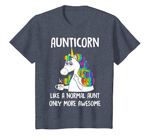 Aunticorn Like A Normal Aunt Only More Awesome Unicorn Shirt