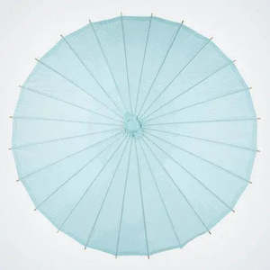 Paper Parasol - Baby Blue (84cm Diameter)