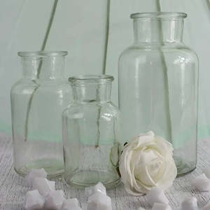 Large Glass Bottles (10 pieces)