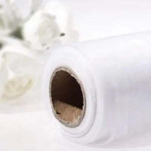 White Organza Wrap - 47cm wide x 9 metres