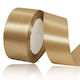 Bridal Car Satin Ribbon - Champagne Gold 38mm wide x 7 metres