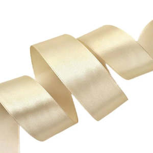 Bridal Car Satin Ribbon - Gold 38mm wide x 7 metres