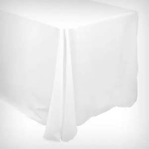 Tablecloth 145cm x 270cm Rectangle - White