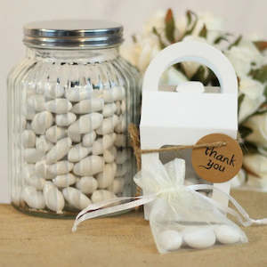 Clothing accessory: White Sugared Almonds - 2kg