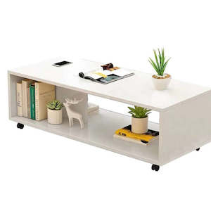 Coffee Table white wooden coffee table