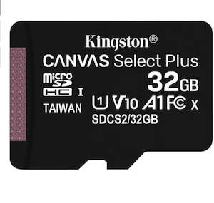 32GB Micro SD Memory Card - 100MB/S (Pro# KSD032)