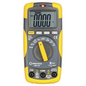 Cat III Multimeter with Temperature (Pro# QM1323)