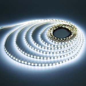 Cool White LED Strip Lighting 5M Roll 6000K 12VDC 120LED/Meter (Pro# LED500)