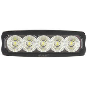 2,250 Lumen Single Row LED Worklight, Flood Beam, Black (Pro# SL3975)