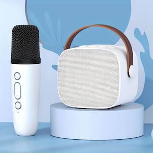 6W Mini Rechargeable Portable Amplifier Speaker with Wireless Microphone / Karao…