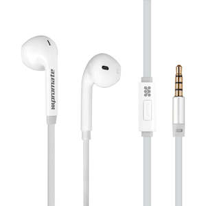 PROMATE Lightweight High- Performance Stereo Earbuds (Pro# GEARPOD-IS2.WHT)