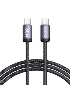 1M 60w Type-C to Type-C Charging & Data Transfer Cable (Pro# UBC814)