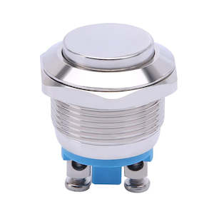 SPST Waterproof Momentary Stainless Steel Metal Push Button Switch N/O 240V 5A 1…