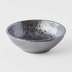 Black Pearl Small Shallow Bowl