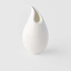 Kitchenware: White Teardrop Pourer