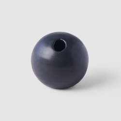 Kitchenware: Matte Black Sphere Vase