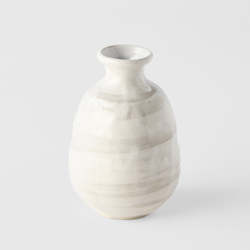 Textured White Sake Jug